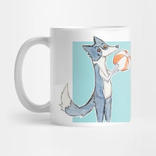 beach ball Collie Mug